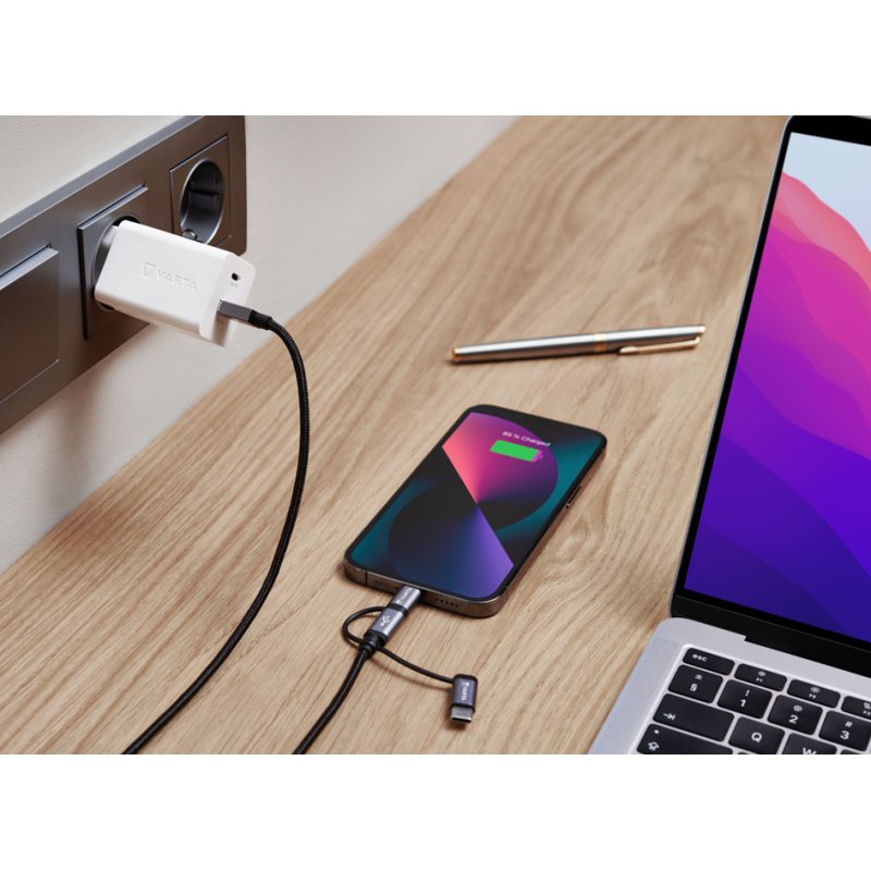 VARTA 3-in-1 oplaadkabel Speed Charge & Sync 2 meter