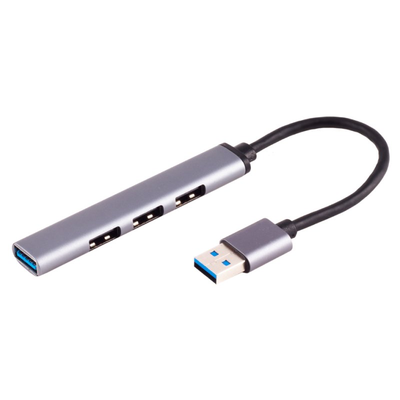 Shiverpeaks USB-A 3.0 hub 4-poorts aluminium slim
