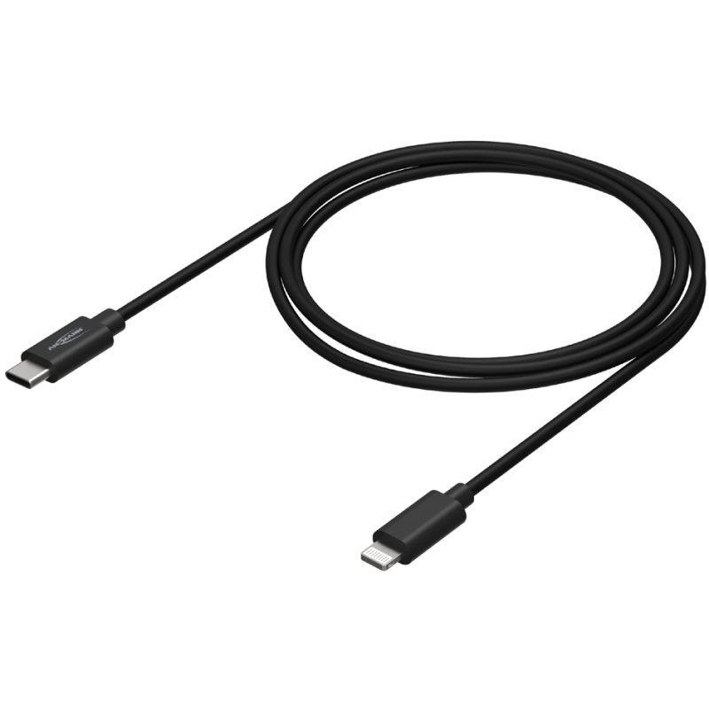 ANSMANN data- en oplaadkabel USB-C naar Lightning 1,2 meter