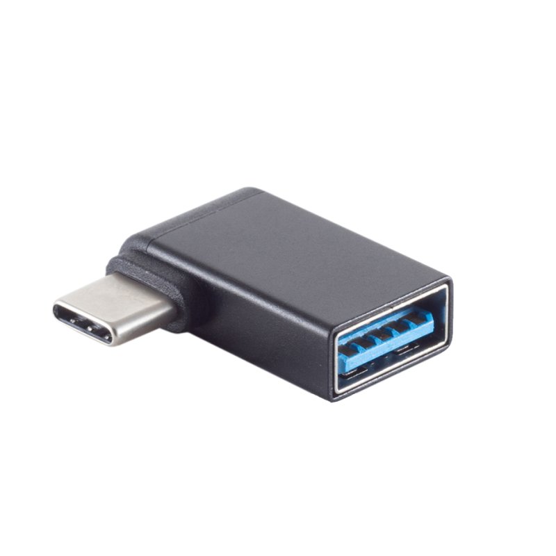 shiverpeaks USB-C naar USB-A adapter 90 graden haaks 5 Gbit/s