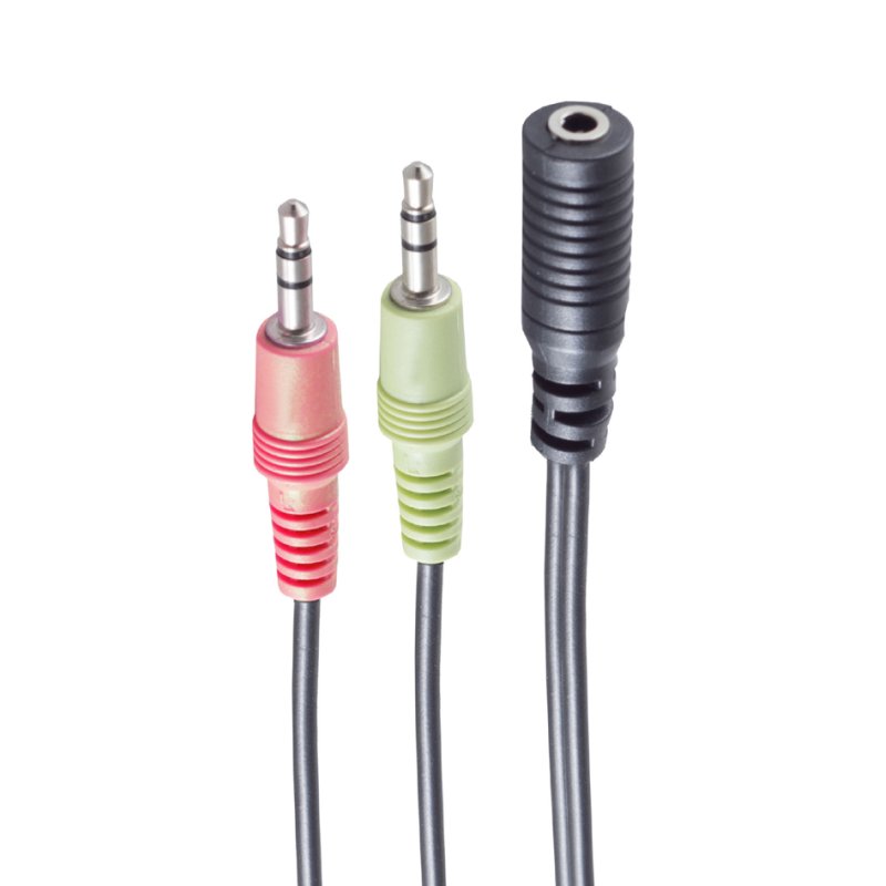 shiverpeaks BASIC-S Headset Y-Adapter 3,5mm jack