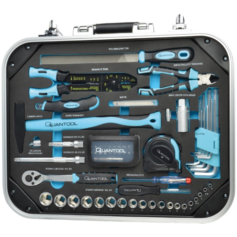 QUANTOOL Gereedschapsset 110-delig in koffer