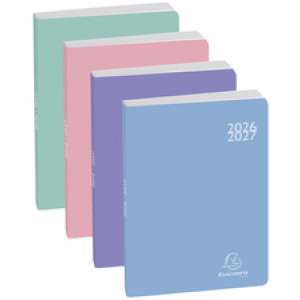 EXACOMPTA Schoolagenda SOFT HARMONY 2025/2026, diverse kleuren