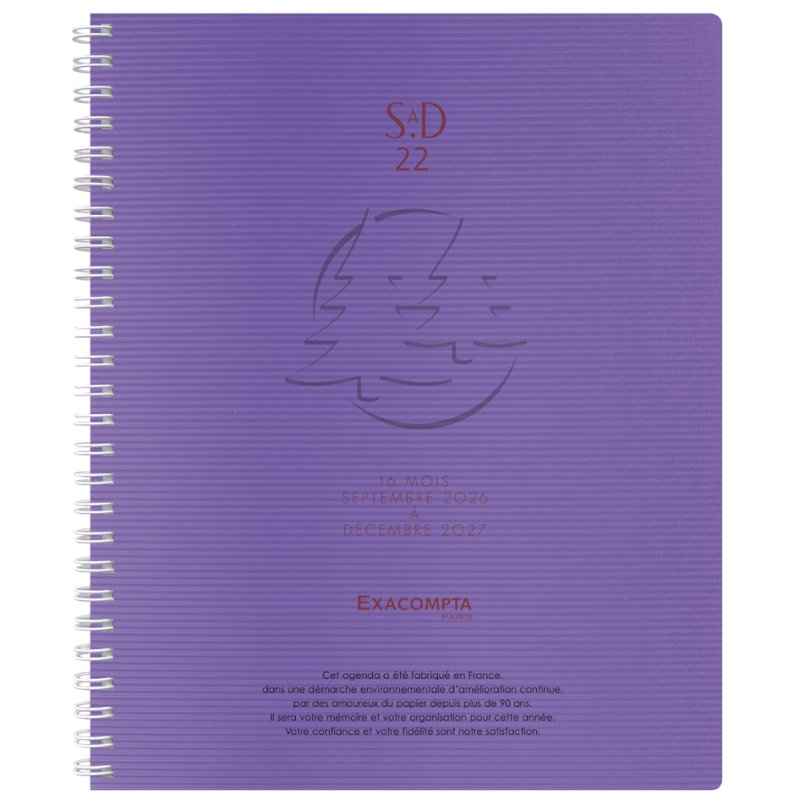 EXACOMPTA Bureauagenda SAD 22S, 2025/2026, 16 maanden
