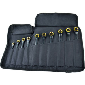 QUANTOOL Steek-ratelsleutelset, 10-delig