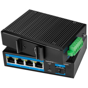 LogiLink Industrial Gigabit Ethernet Switch 4-poorts onbeheerd