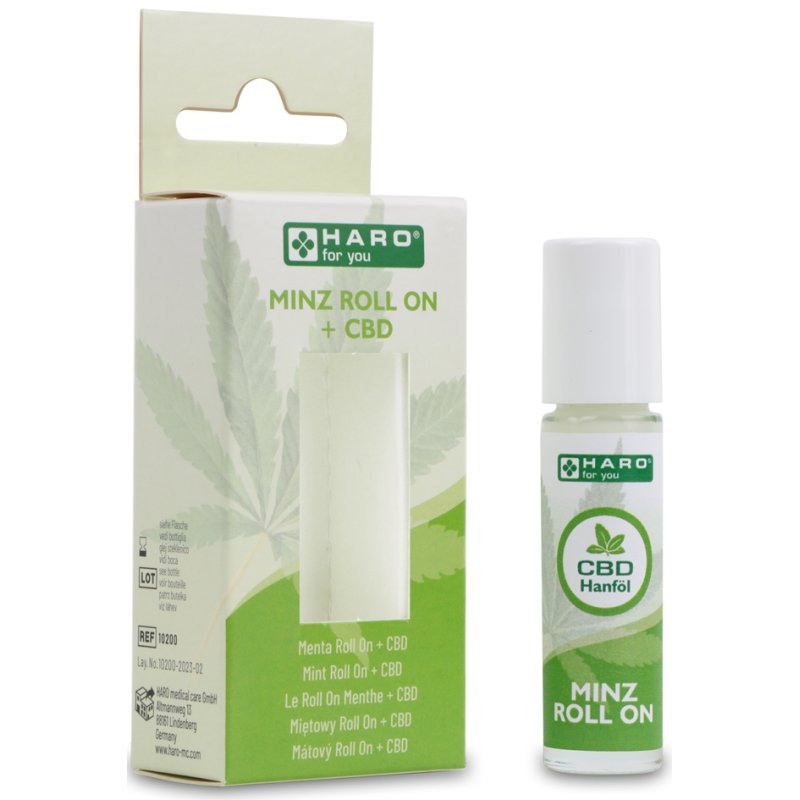 HARO Mint Roll-On + CBD, 10 ml Stift