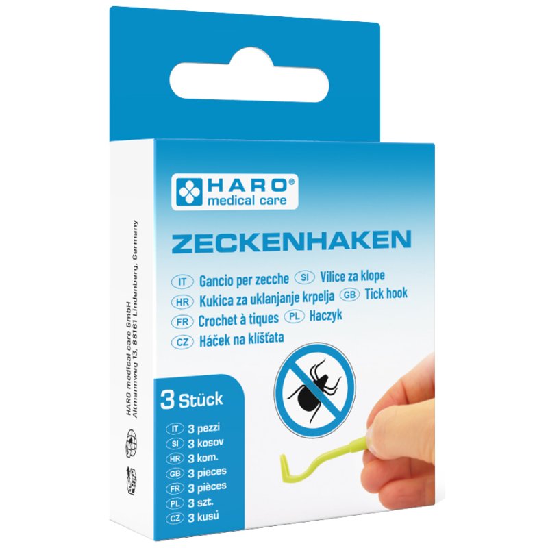 Tekenverdrijver, kunststof ABS, groen, set van 3