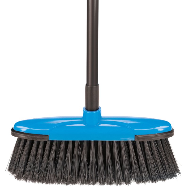 Peggy Perfect bezem met steel, kunststof, telescopisch uitschuifbaar