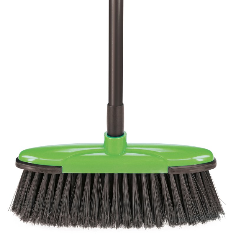 Peggy Perfect bezem met steel, kunststof, telescopisch uitschuifbaar