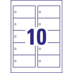 AVERY Zweckform aanhanglabels, folie, mat, doorsnede 60 mm, wit