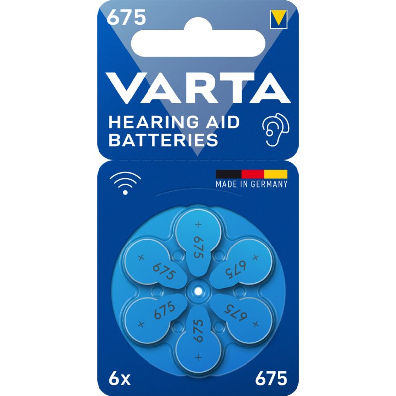 VARTA Hoortoestel Batterijen 312 Zinc-Luft - 6 stuks
