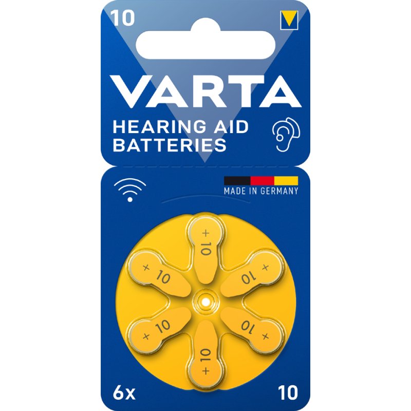 VARTA Hoortoestel Batterijen 312 Zinc-Luft - 6 stuks