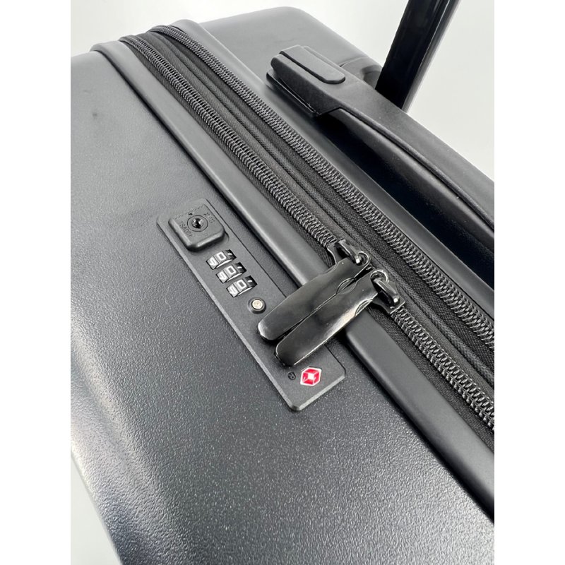 JSA Reistrolley, 50% gerecycled ABS, maat S, zwart