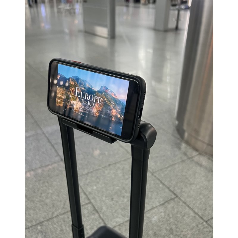 JSA Reistrolley, 50% gerecycled ABS, maat S, zwart