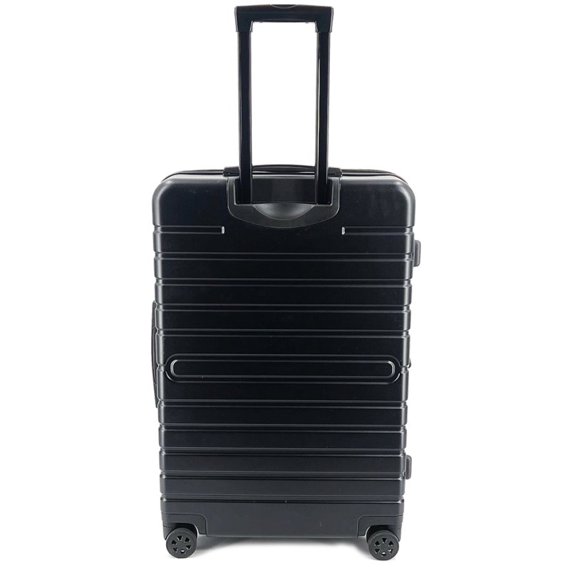 Reistrolley uit 50% gerecycled ABS, maat L, zwart