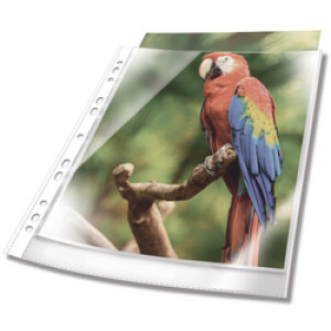 DURABLE insteekhoezen premium A4, PP, witte rand