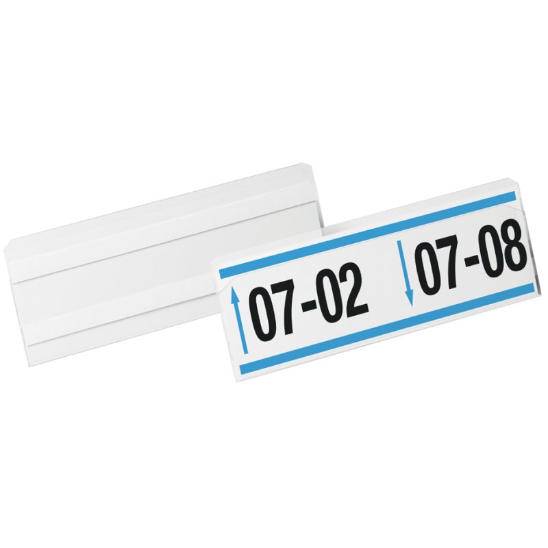 DURABLE etikettasjes hard cover, 150 x 67 mm