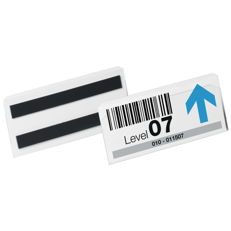 DURABLE Etikettasjes magnetisch hard cover, 100 x 38 mm