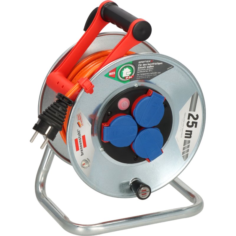 Brennenstuhl Kabelhaspel Garant S, IP44, 25m kabel
