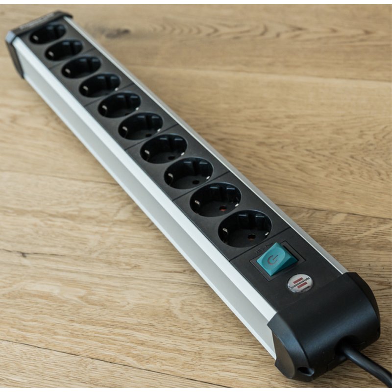 Brennenstuhl stekkerdoos Premium-Alu-Line 10-voudig