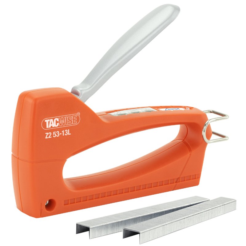 TACWISE handtacker Z2 53-13L kunststof oranje/zilver