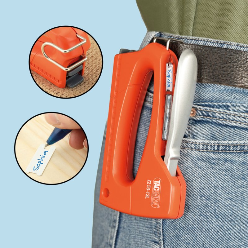 TACWISE handtacker Z2 53-13L kunststof oranje/zilver