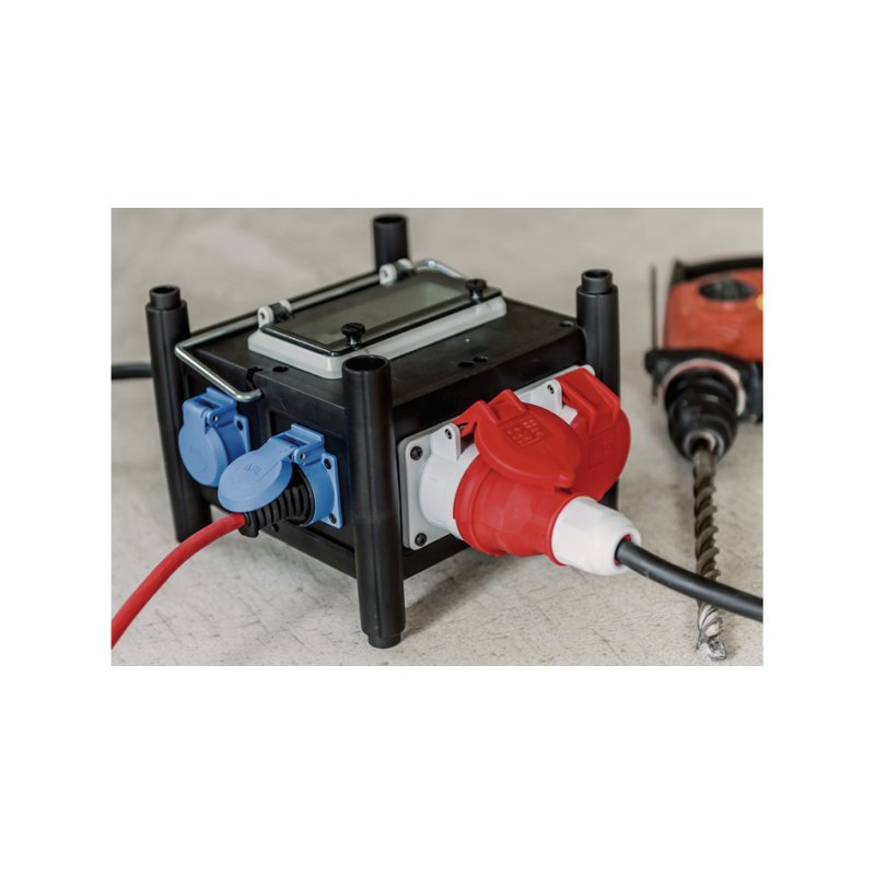 Brennenstuhl rubber stroomverdeler CEE IP44 met FI-schakelaar 2m kabel