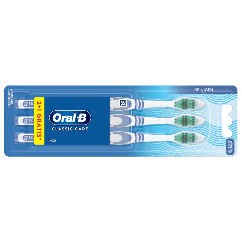 Oral-B tandenborstel Classic Care 35, medium, 3 stuks