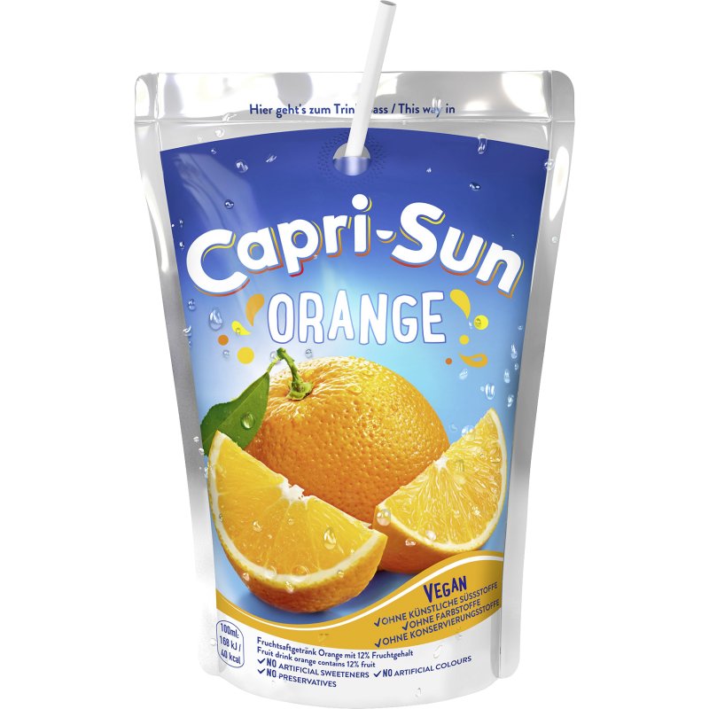 Capri-Sun vruchtensapdrank sinaasappel, 10 x 0,2 l