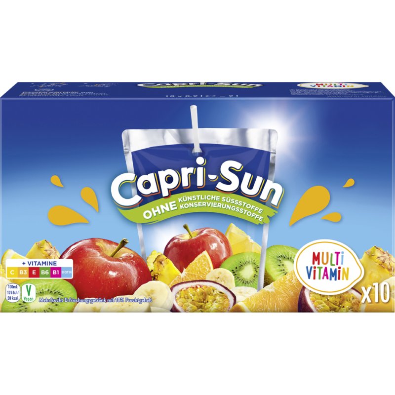 Capri-Sun Multivitamin Vruchtendrank, 10 x 200ml