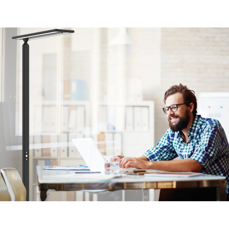 LED-vloerlamp 'Larimar', hoogte 1.997 mm, wit