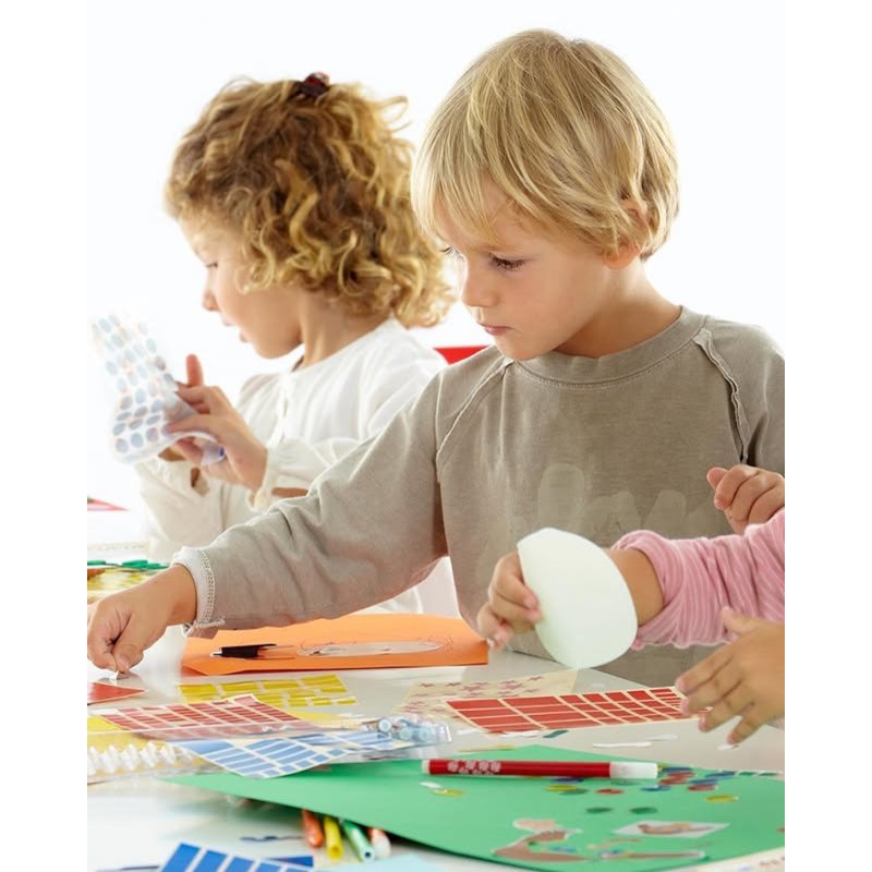 APLI Kinderstickers Rechthoeken, grote verpakking