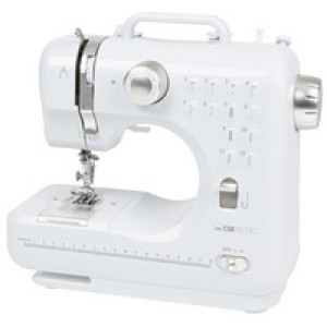 Naaimachine Clatronic, wit / zilver