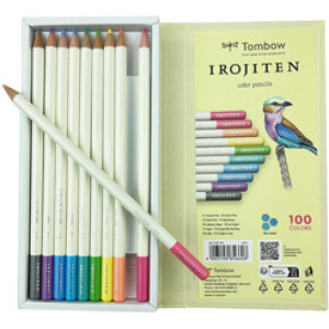 Tombow kleurpotloden IROJITEN Volume 1, 10-delige set pastelkleuren