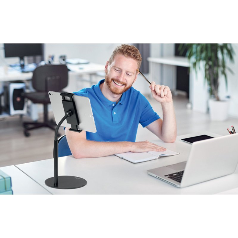 DURABLE tablet tafelhouder TWIST TABLE zwart