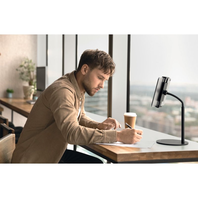 DURABLE tablet tafelhouder TWIST TABLE zwart