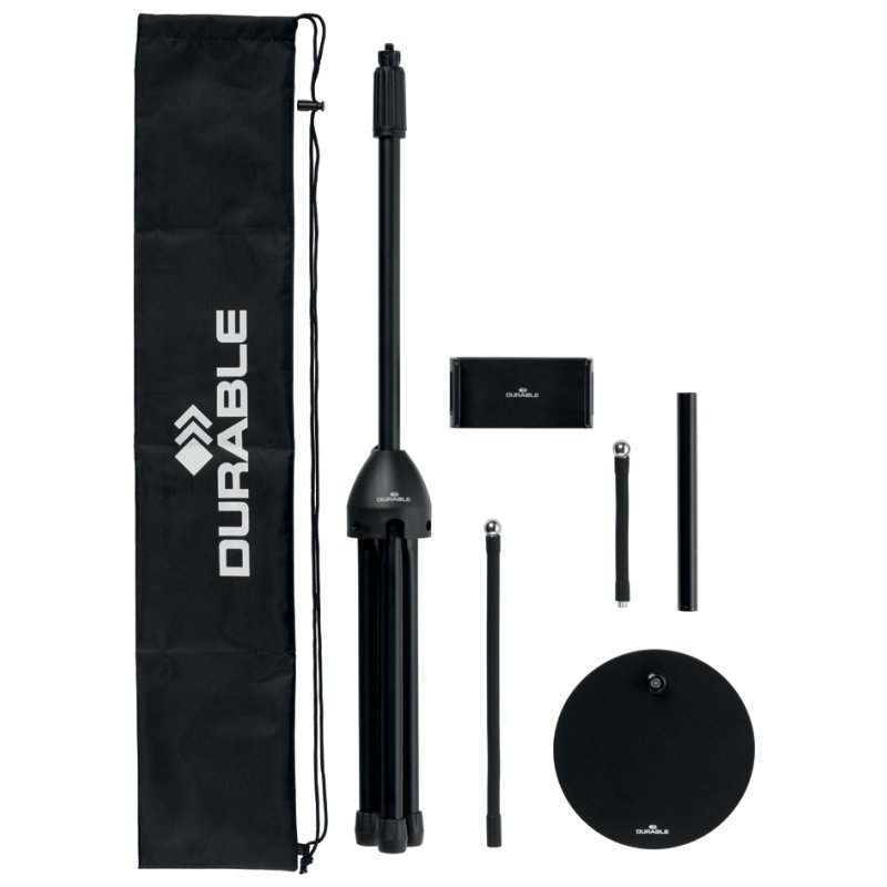 DURABLE tablet houder TWIST COMBI zwart voor tafel en vloer