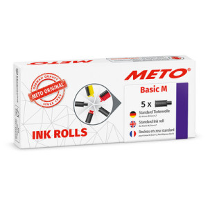 METO inktrol voor prijstang Basic M, zwart