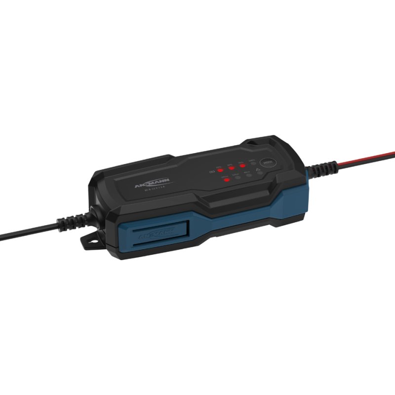 ANSMANN Acculader BC 6-12V/2A Auto Motorfiets Zwart/Blauw