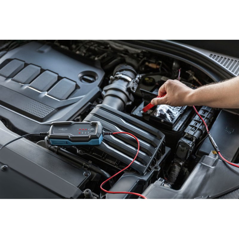 ANSMANN Acculader BC 6-12V/2A Auto Motorfiets Zwart/Blauw