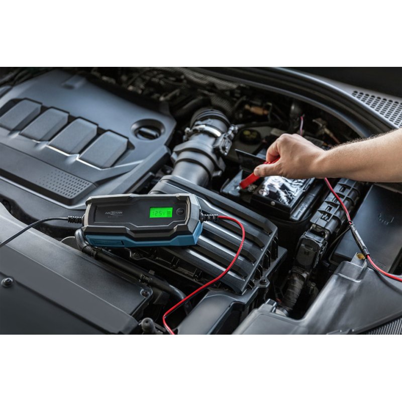 ANSMANN Acculader Auto 6-12V/6A Zwart/Blauw