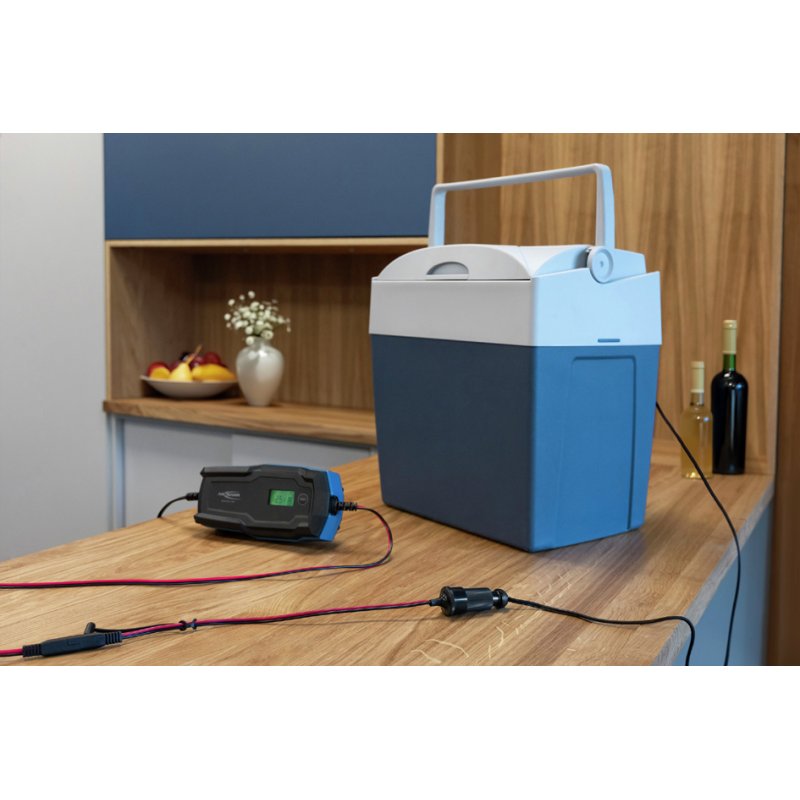 ANSMANN acculader BC auto 6-12V/10A zwart/blauw