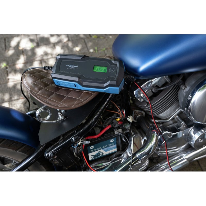 ANSMANN acculader BC auto 6-12V/10A zwart/blauw