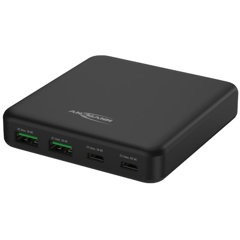 ANSMANN USB-lader Desktop Charger DC465PD zwart