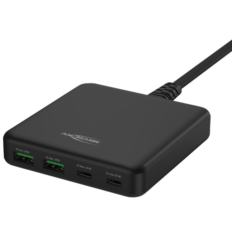 ANSMANN USB-lader Desktop Charger DC465PD zwart