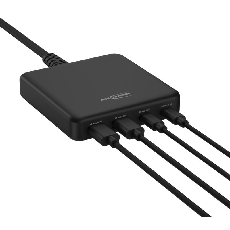 ANSMANN USB-lader Desktop Charger DC465PD zwart