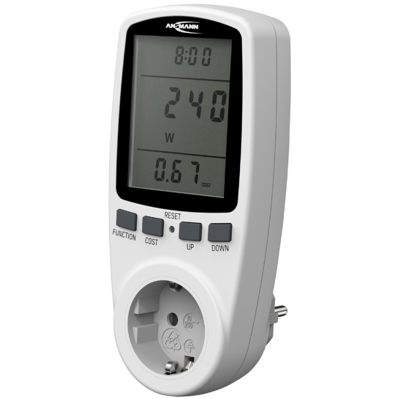 ANSMANN Energieverbruiksmeter APM2, wit
