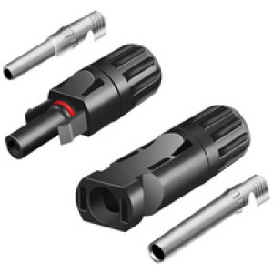 LogiLink Solar Stekkersetje PVC voor 2,5/4/6 mm² Zonnepaneelkabel