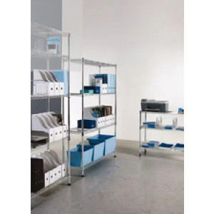 Veelzijdig hangrek MOBI4L, 1200 mm breed, 4 planken